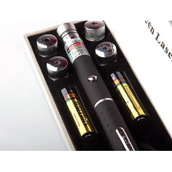 Yeşil Lazer Pointer 50 Mw 15 Km Etkili (5 Başlıklı)