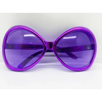 Yeşilçam Temalı Parti Gözlüğü Mor Renk 7x16 Cm