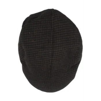 yoncatoptan Sonbahar ve Kış için Füme Desenli Kulaksız Kasket Şapka