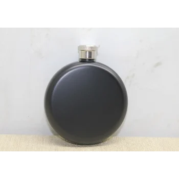 Yuvarlak Tekli Matara Siyah