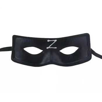 Zorro Maskesi Arkadan Lastikli Z Baskılı