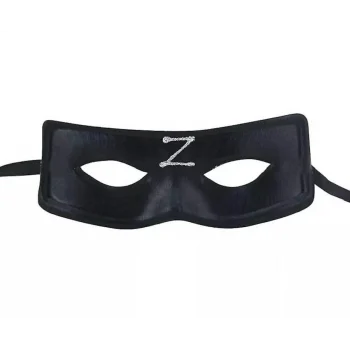 Zorro Maskesi Arkadan Lastikli Z Baskılı