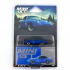 1/64 Mazda Miata MX-5 (NA) Tuned Version Dark Blue - Blister Paket