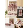10 lu Lüks Bulaşık Kurulama Bezi ve Mutfak Peçetesi 50x70 Cm Daily Bordo