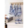 10 lu Lüks Bulaşık Kurulama Bezi ve Mutfak Peçetesi 50x70 Cm Daily Mavi