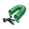 15 Metre Spiral Hortum + 4 Fonksiyonlu Özel Sulama Tabancası