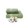 2 li Banyo Havlu Takımı &#37;100 Pamuklu Dry Yeşil