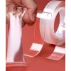 2 Metre X 3 Cm Şeffaf Güçlü Nano Çift Taraflı Silikon Jel Yapıştırıcı Bant