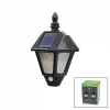 2 Pcs  Solar - Güneş Enerjili Duvar Lambası Cob Led Sensörlü= 3 Mod Fonksiyon Bahçe-balkon-sokak Pt-2981
