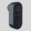 2 Usb,1 Type-c Girişli 1&apos;li Çocuk Korumalı,ısıya Karşı Dayanıklı 2500watt Termal Akım Korumalı Priz