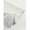 20/1 Penye Compack Ön Arka Ejder Baskılı Oversize Bisiklet Yaka T-shirt - Beyaz