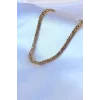 316l Çelik Gold Renk Kral Zincir Model Erkek Kolye