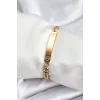 316L Çelik Gold Renk Yazı Yazmaya Uygun Kadın Bileklik