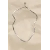 316L Çelik Silver Renk 45 cm İtalyan Zincir Model Kadın Kolye
