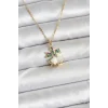 316L Çelik Zincir Gold Renk Chirtsmas Bell Model Yılbaşı Temalı Kadın Kolye