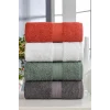4 lü El Yüz Havlu Takımı &#37;100 Pamuklu Matiz Yeki