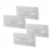4pcs  Raf Ayak Aparatı   Şeffaf Pvc Yapışkanlı + Vidalanabilir   2x10cm