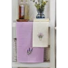 6 Parça Mutfak Kurulama Bezi 30 X 50 Cm Lavender Flower