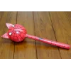 Ahşap Kedili Spiderman Marakas Tekli