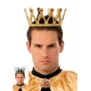 Altın Renk Çocuk Ve Yetişkin Uyumlu Kral Tacı