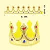 Altın Renk Eva Malzemeden İmal Çocuk Kral Tacı 57 cm