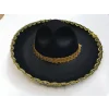 Altın Renk Şeritli Meksika Mariachi Latin Şapkası 55 Cm Çocuk