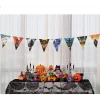 Cadılar Bayramı Halloween Flama Bayrak Banner Süs 8 li