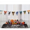 Cadılar Bayramı Halloween Flama Bayrak Banner Süs 8 Li 3 Metre