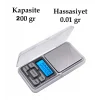 Dijital Hassas Elektronik Kuyumcu Cep Terazisi Tartı 200 Gr / 0.01 Gr