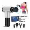 Fascial Gun Rh-320 6 Kademe Hız Ayarlı, 4 Parça Başlıklı, Usb Şarjlı, Masaj Tabanca Aleti