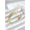 Gold Renk Pirinç Vintage Kadın Bileklik