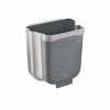 Gri Katlanabilir Mutfak Çöp Kovası 6lt