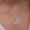 Luz&Pos Gümüş Dünya Kadın Kolye