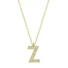 Luz&Pos Gümüş Gold Z Harfi Kadın Kolye