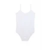 İp Askılı Kadın Çıtçıtlı Body Beyaz
