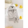 Kapşonlu Unisex &#37;100 Pamuklu Çocuk Banyo Bornozu Koala