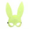 Karanlıkta Parlayan Fosforlu Tavşan Maskesi – Glow Bunny Masquerade Maske (32x22 Cm)
