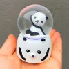 Küçük Boy Işıklı Panda Kar Küresi 6.5 cm