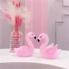 Led Işıklı Flamingo Masa Lambası