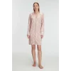 Luz&Pos Arias Closet Cotton Modal Uzun Kol Gecelik