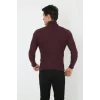 Luz&Pos Erkek Tam Boğazlı Fitilli Likrali Koşkorse Badi - Bordo