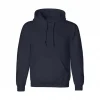 Luz&Pos Erkek Uzun Kol Kapşonlu Basic Sweatshirt Hoodie - Lacivert