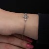 Luz&Pos Gümüş Kar Tanesi Kadın Bileklik