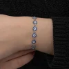 Luz&Pos ​gümüş Nazar Boncuklu Kadın Bileklik
