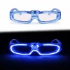 Mavi Led Işıklı Parti Gözlüğü 3 Modlu – Glow - Gece Eğlence Gözlüğü