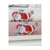 Mira Home Banyo Havlusu Takımı Noel Baba  Nakışlı