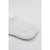 NessiWorld 2Li Sneakers Kaymaz Basic Penye Çorap BS20103 Beyaz Beyaz