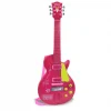 Elektronik Tuşlu ve Telli Askılı Pembe Gitar