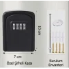 Şifreli Anahtar ve Eşya Saklama Güvenlik Kasası