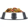 Paslanmaz Çelik Metal Mama Kabı 34 cm.